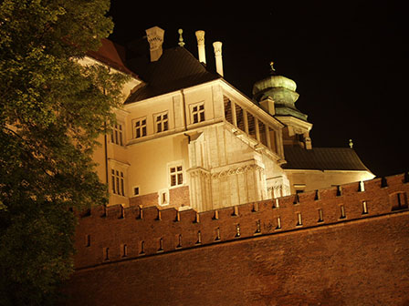 Zamek, widok od strony Pl. Bernardyńskiego